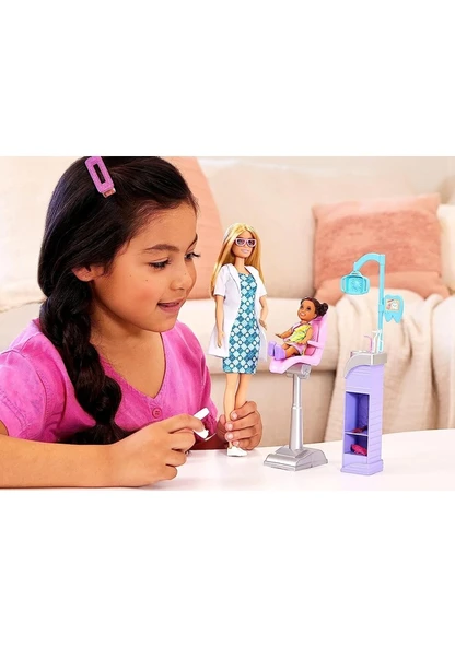 Barbie Diş Hekimi Bebek DHB63 HKT69 Lİsanslı Ürün - Resim 2