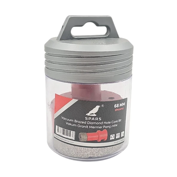 Fixonic Spars SPA54143 68mm M14 Elmas Mermer Granit Delme Panç - Resim 4