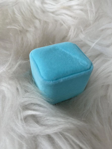 Yüzük Kutusu Turkuaz Renk ürün görseli 1