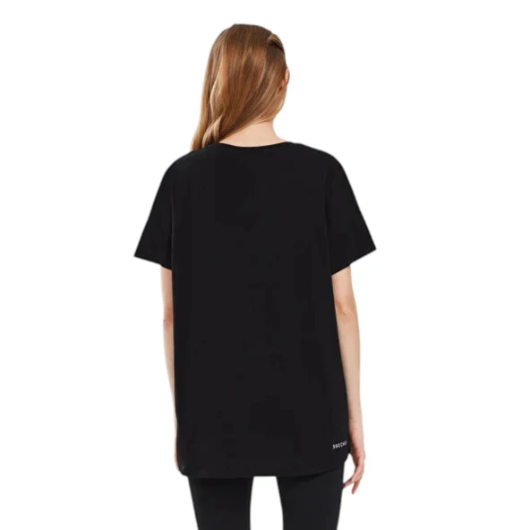 Kadın Siyah Tshirt - 4