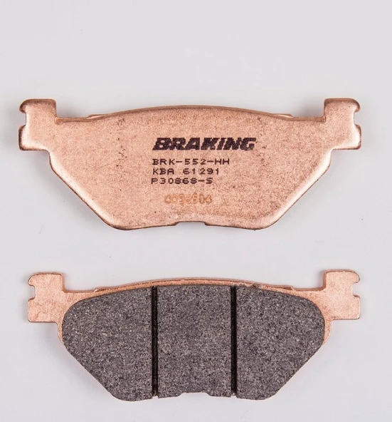 BRAKİNG YAMAHA TMAX 530 (2012-2018 ) SİNTERLİ ARKA FREN BALATASI - Resim 2