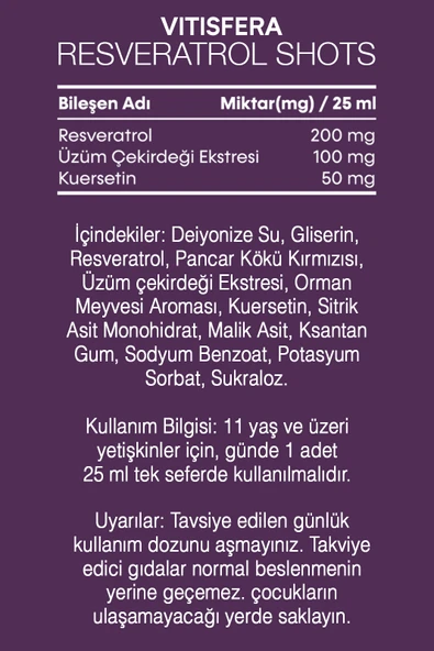 İkili Avantajlı Paket 1 (Resveratrol Shots + Resveratrol Şurup) - Resim 3