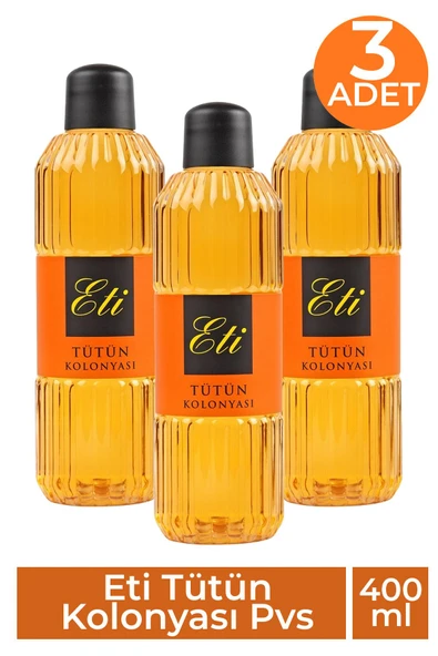Eti Tütün Kolonyası Pvs 400 ml 3 Adet ürün görseli 1