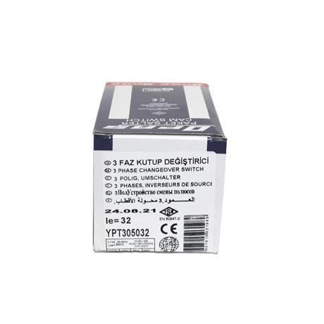 Opaş 3x32A 1-0-2 Kutup Değiştirici Pako Şalter - YPT305032 - Resim 4