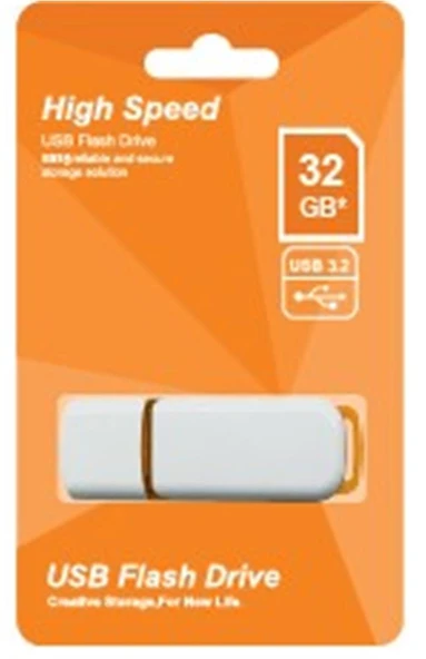 Elba 32GB Plastik Beyaz-Turuncu 3.2 USB Flash Bellek ürün görseli
