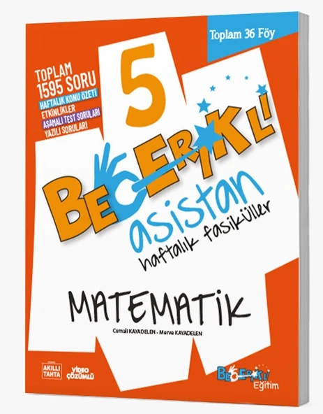 Becerikli Asistan 5. Sınıf Matematik Haftalık Fasiküller