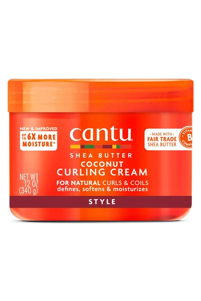 Cantu Coconut Bukle Belirginleştirici Durulanmayan Saç Kremi 340GR ürün görseli
