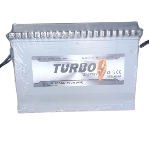 TURBO 105 AH. 760A (EN) (PETLAS GARANTİSİ ALTINDA) (ÜRETİM TARİHİ: 2025)