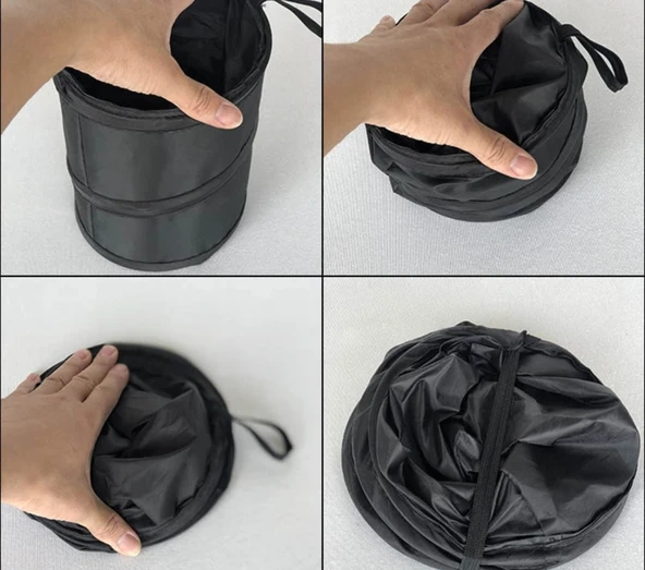 Araç İçi Katlanabilir Çöp Torbası - Resim 4