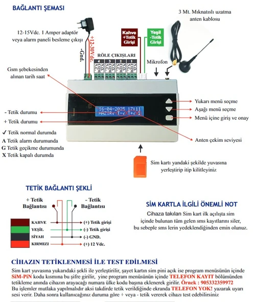Electrosec GD-2713 Yangın ve Soygun Alarm Sistemleri - 4