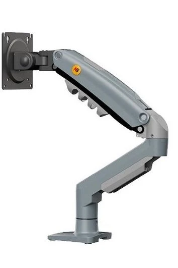 N.Bayou F80-XV amortisörlü  monitör masa mavi kol ürün görseli 1