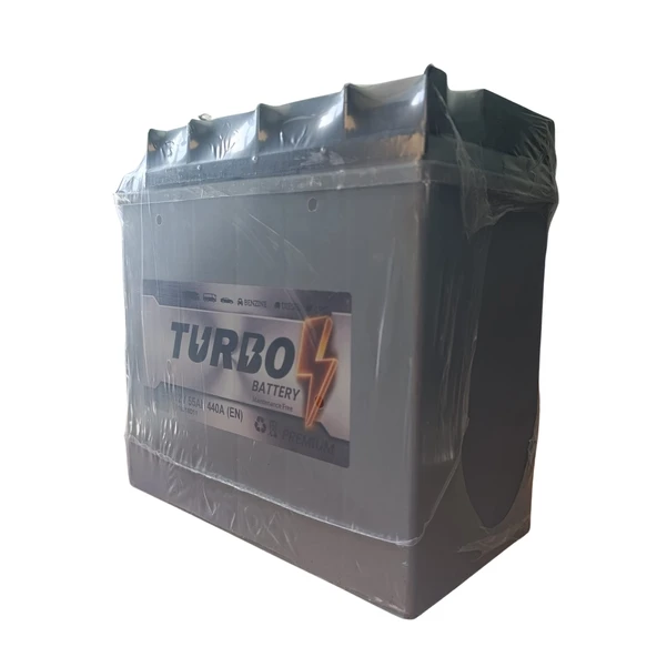 TURBO 55 AH. DİK AKÜ 440A (EN) (PETLAS GARANTİSİ ALTINDA) (ÜRETİM TARİHİ: 2025) - 2