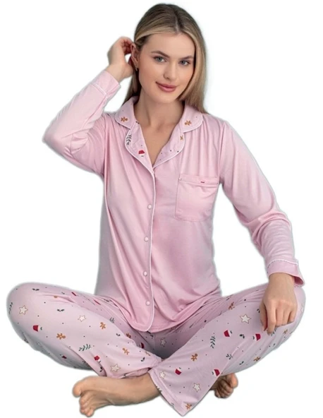 Pink Dreams Kadın Pijama Takımı Yumuşak  S/2XL ürün görseli