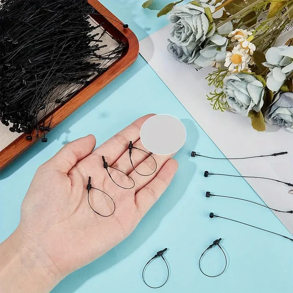 El Geçmeli SİYAH Kılçık 6"inç / 15,24cm (1pk-500 Adet) - Resim 2