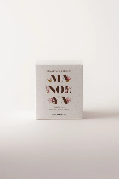 İstanbulun Çiçekleri Serisi Kokulu Mum Manolya - Resim 4