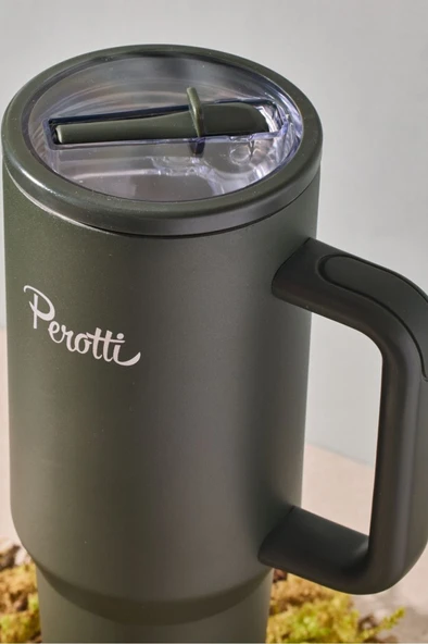 Perotti 17237 Colte V2 Paslanmaz Çelik Termos Bardak 1,2 Lt Yeşil - 2