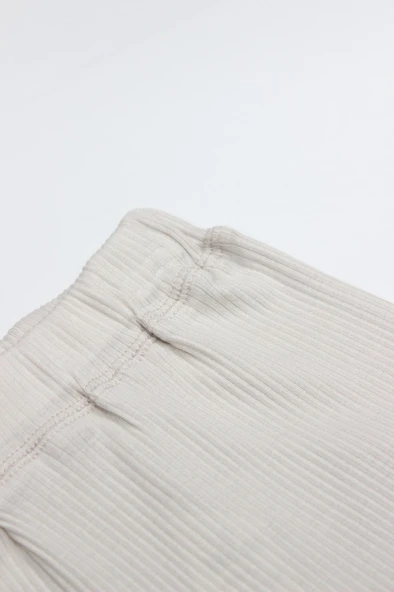 NessiWorld Modal Flying Balloons Patikli Pantolon BS16122 Bej - Resim 3