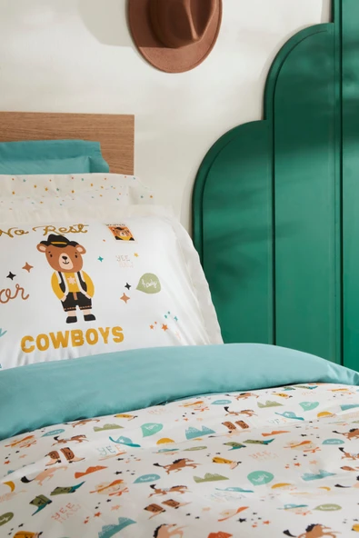 Karaca Home Young Cowboys Tek Kişilik Nevresim Takımı - Resim 3