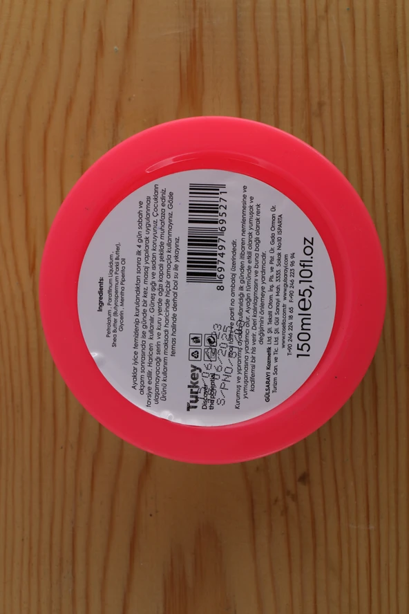 ROSELLA GÜL ÖZLÜ AYAK BAKIM KREMİ 150 ML - Resim 3