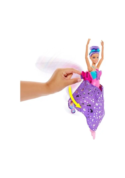 Barbie Kelebek Dansçı Bebek HXJ10 Lisanslı Ürün - Resim 5