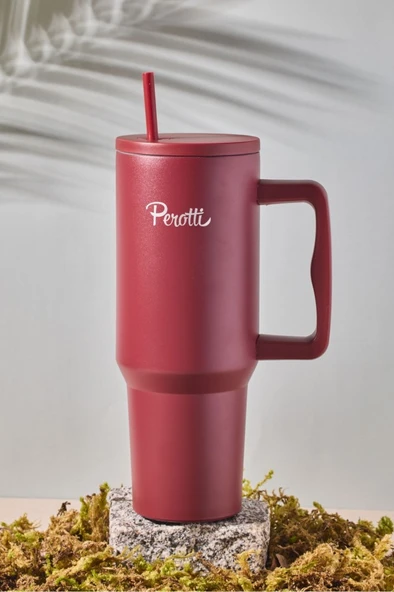 Perotti 17237 Colte V2 Paslanmaz Çelik Termos Bardak 1,2 Lt Bordo ürün görseli 1