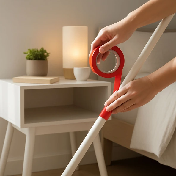 Kırmızı Tamir Bandı 75mm x10mt Suya Dayanıklı Güçlü Yapışkan Bant İzolasyon Onarım Kullanışlı Pratik - Resim 4