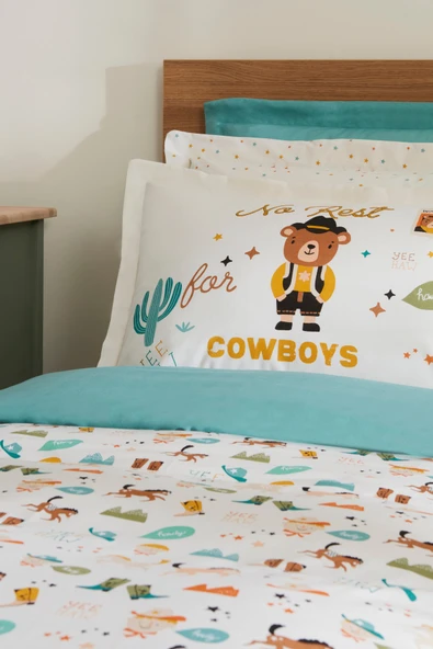 Karaca Home Young Cowboys Tek Kişilik Nevresim Takımı - Resim 4