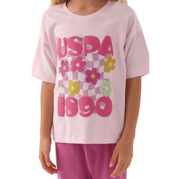 Lisanslı Printed Kız Çocuk Pijama Takımı - Resim 5