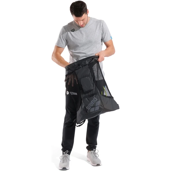 Arena All Set Mesh Bag Black File Çanta 010241100 - Resim 5