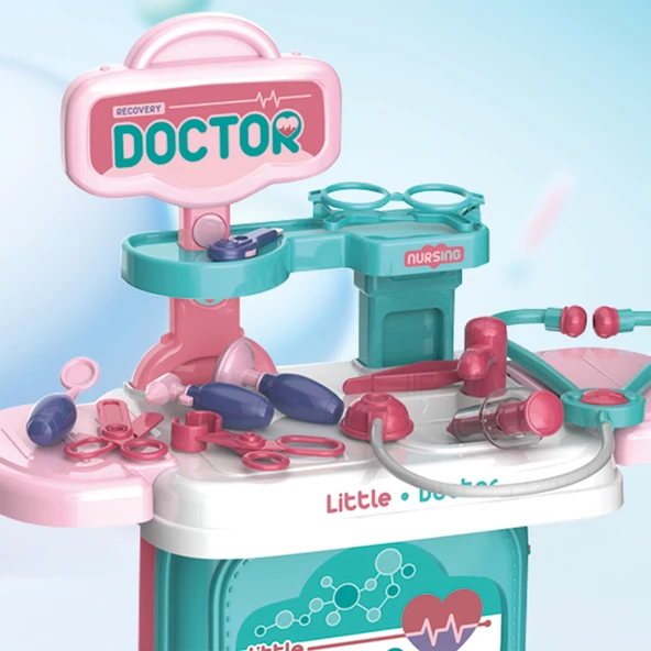 Ogi Mogi Toys Doktor Oyun Seti Eğitici 2’si 1 Arada Sırt Çantası - Resim 8