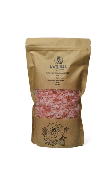 NATURAL AYAK BAKIM & BANYO TUZU GÜL 1000 GR ürün görseli