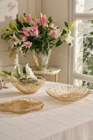 Jolie Dekoratif Tabak Gold 33 cm - Resim 2