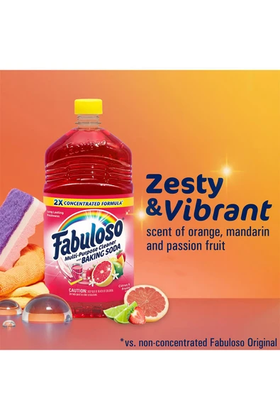 Fabuloso Narenciye ve Meyve Kokulu Çok Amaçlı Temizleyici 1650ML - 5