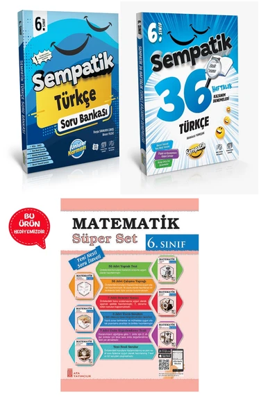 6.Sınıf Maarif Model Türkçe Sempatik Soru Bankası +36 Haftalık Sempatik Deneme Seti 2025-2026 - Resim 4