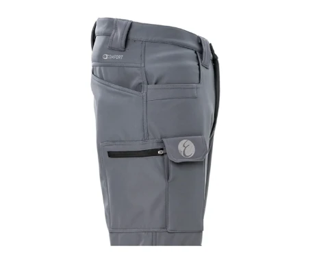Motofit-Emporium Comfort Softshell Polarlı Motorcu Pantolonu (GRİ) - Resim 2