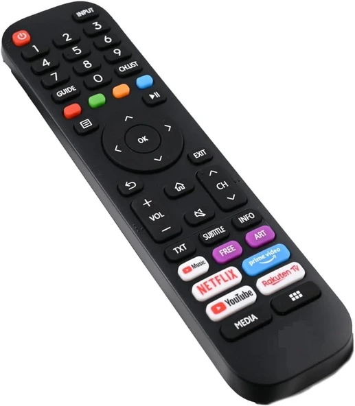 Toshiba ile uyumlu Model 50UV2363DT Smart  Tv Kumanda - Resim 3