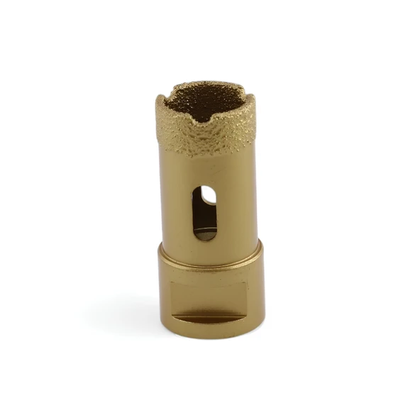 25 mm Granit Mermer Seramik Fayans Uç Elmas Kaplı Delme Ucu Matkap Aparatı Güçlü Profesyonel Kesici - Resim 3