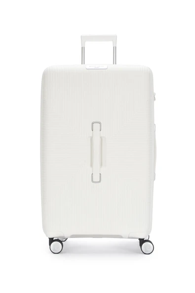 Pierre Cardin Büyük Boy %100 Polipropilen Valiz Beyaz 04PC7080 ürün görseli