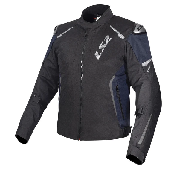 LS2 ZOOM ERKEK MOTOSİKLET MONT SİYAH-MAVİ ürün görseli 1