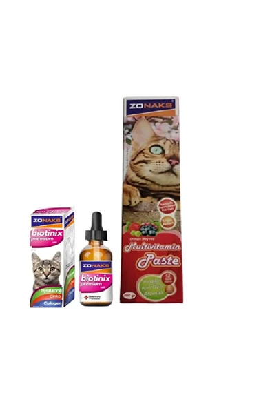 Biotinix Premium Cat (Tüy Dökülmesine Son Verin) Ve MultiVitamin Pasta 100 GR ürün görseli