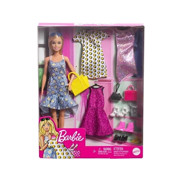 Barbie Moda Bebeği ve Aksesuarları JCR80 Lisanslı Ürün - Resim 2