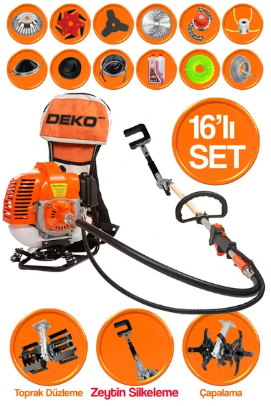 Yeni Nesil Ultra Profesyonel Set Özel Sırt Tırpan + Çapalama Seti + Zeytin Toplama 16 Parça Full Set ürün görseli 1