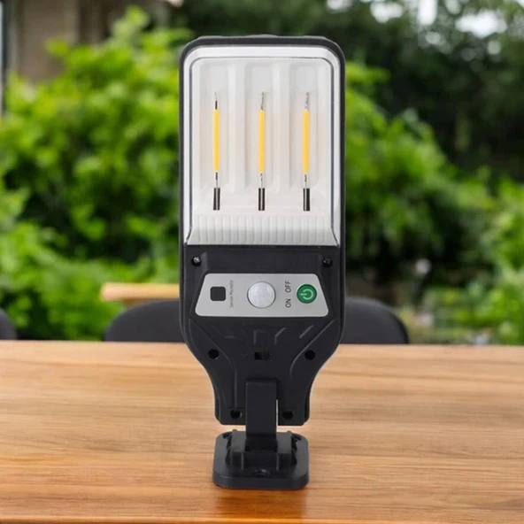 Hareket Sensörlü Kumandalı Duvar Lambası Aplik Plastik Sokak Bahçe İç Dış Aydınlatma Armatürü IP54 - Resim 6