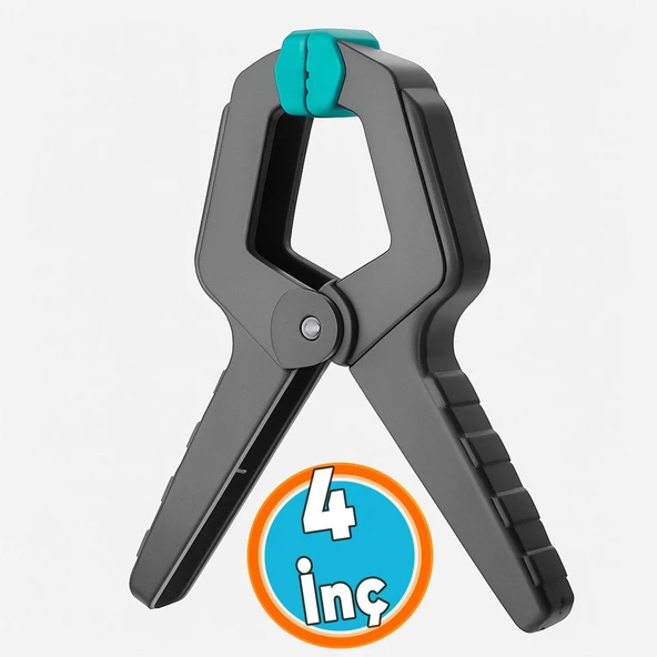 Yaylı Kıskaç 110MM 4 inç Marangoz Mobilya Montaj İşleri Kavrama El Tipi İşkence Pense Profesyonel