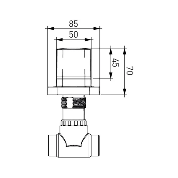 Bocchi Rado Ankastre Stop Valf Yuvarlak Rozet - 2