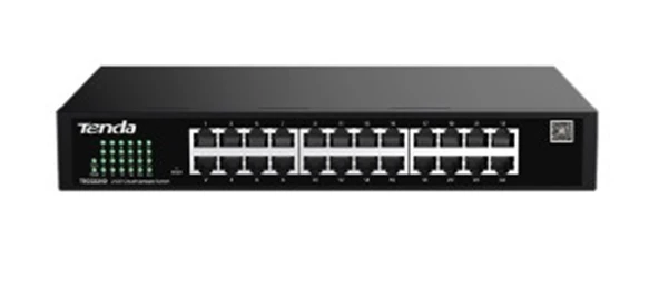 Tenda TEG2224D 24 Port 10-100-1000 Switch Cloud Yönetilebilir Çelik Kasa Switch ürün görseli