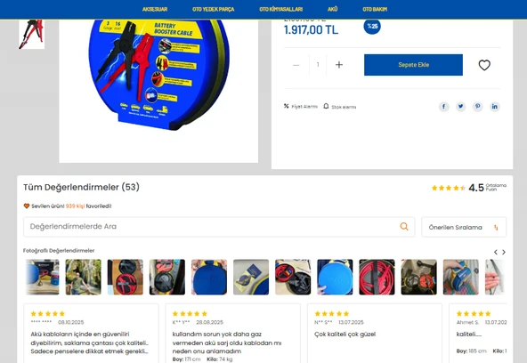 Goodyear Akü Takviye Kablosu - Resim 4