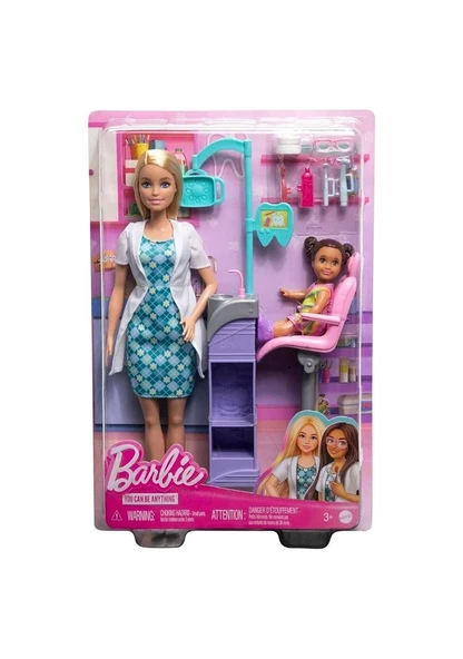 Barbie Diş Hekimi Bebek DHB63 HKT69 Lİsanslı Ürün ürün görseli 1