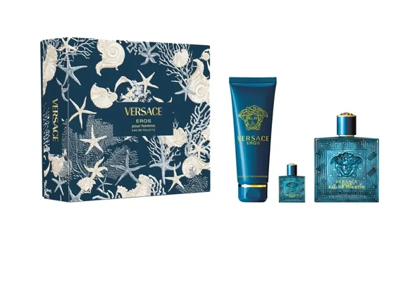 Versace Eros 100 ml Edt Erkek Parfüm Set