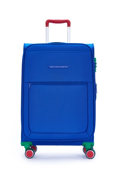 Benetton Kabin Boy Kumaş Valiz Saks Mavi Bnt2800